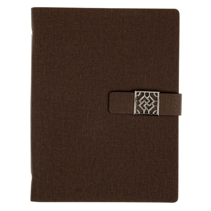 Органайзер Органайзер "NEW" А5, с хлястиком, 92 листа в линейку, обложка кожзам, МИКС