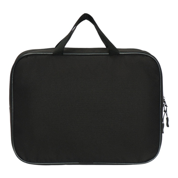 Папка с ручками текстильная А4, 355 х 270 х 75 мм, Stavia Папка с ручками текстильная А4, 355 х 270 х 75 мм, Stavia "Кошка" чёрная