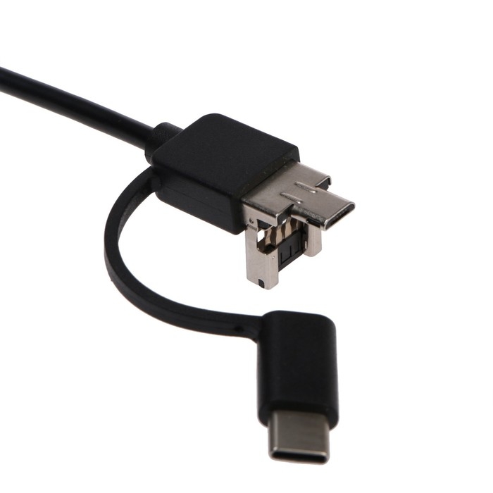 Эндоскоп CAM-07, 8 мм, 720P, LED подсветка, microUSB/Type-C/USB, Android/Windows, 5 м Эндоскоп CAM-07, 8 мм, 720P, LED подсветка, microUSB/Type-C/USB, Android/Windows, 5 м