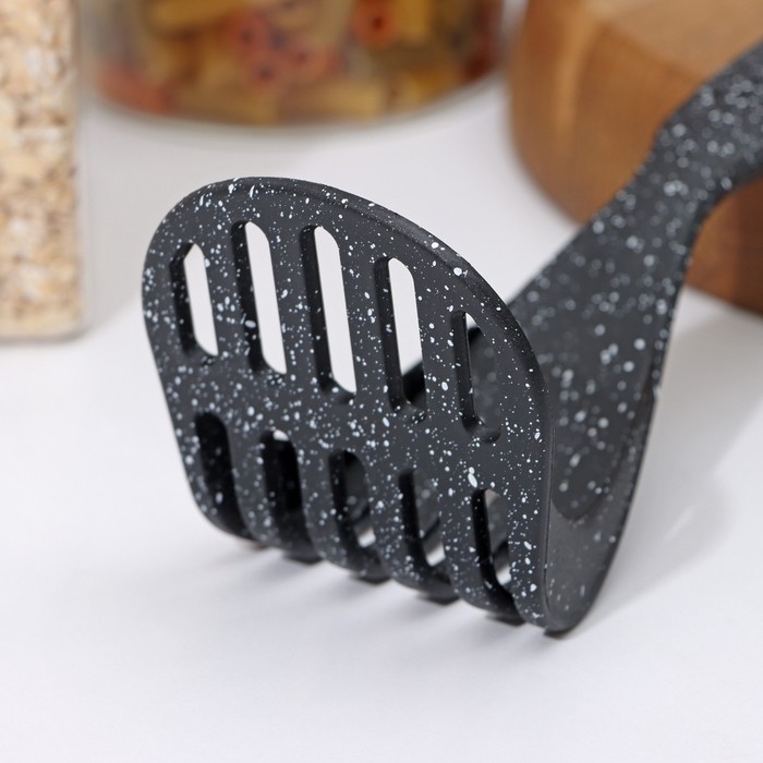 Толкушка Доляна «Мрамор», 24 см Толкушка Доляна «Мрамор», 24 см