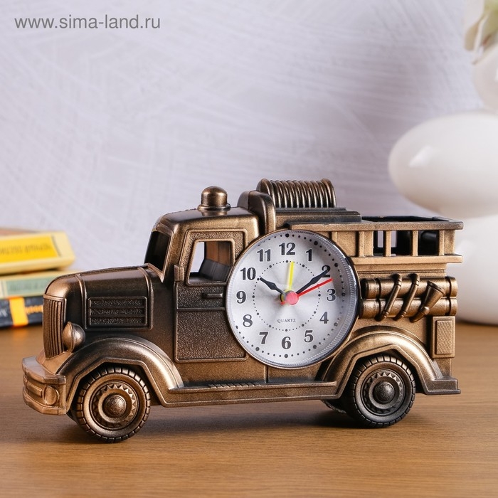 Часы настольные будильник Часы настольные будильник "Грузовичок", циферблат d-5 см, 11 х 20 см