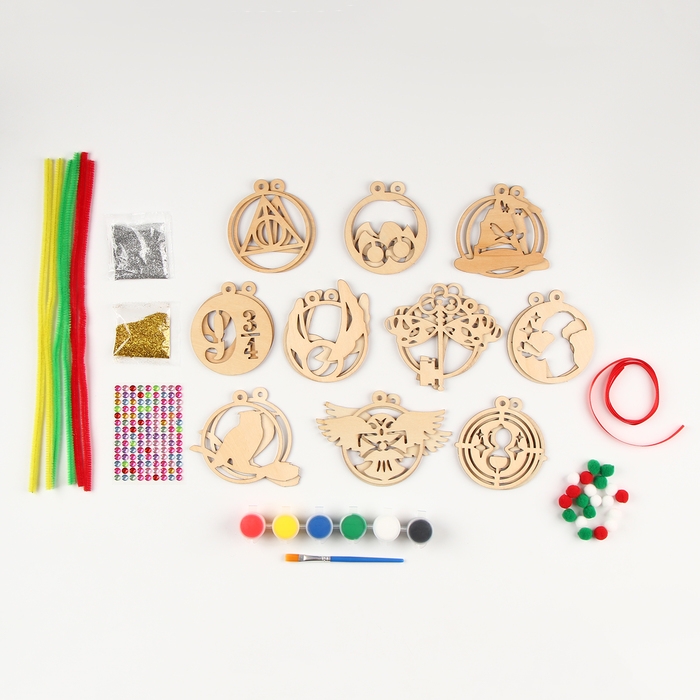 Новогодний подарок под роспись «Волшебники», 20 деревянных основ Новогодний подарок под роспись «Волшебники», 20 деревянных основ