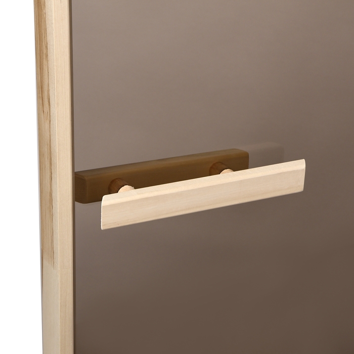 Дверь для бани и сауны стеклянная Дверь для бани и сауны стеклянная "Бронза", размер коробки 170х77, 6мм