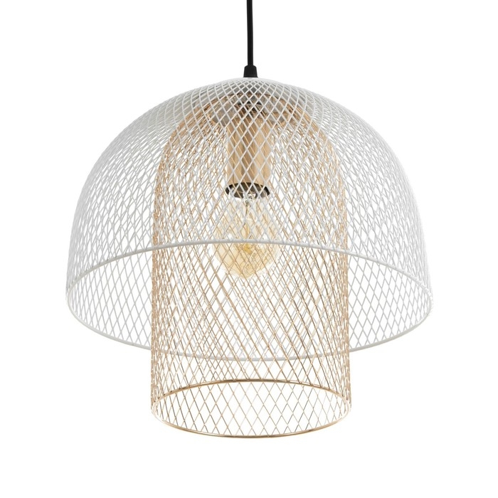 Светильник BayerLux  Светильник BayerLux "Турита" Е27 40Вт бело-золотой 30х30х40-140см