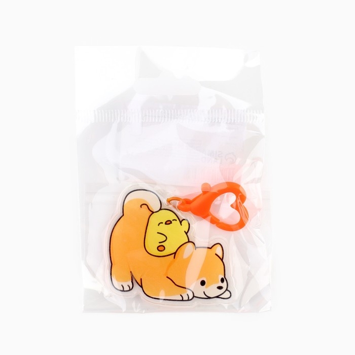 Брелок для ключей «Сиба-ину», 5 х 7.2 см