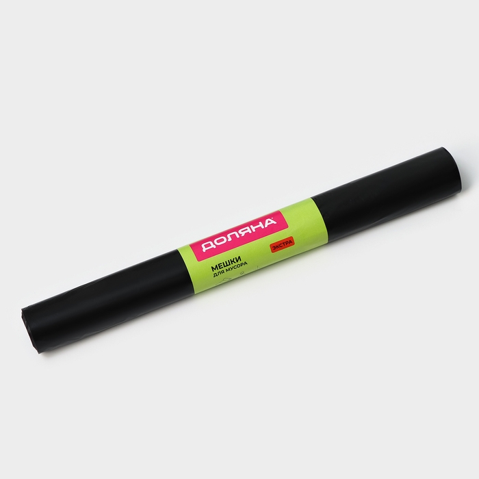 Мешки для мусора Доляна «Экстра», 160 л, 30 мкм, 88×106 см, ПВД, 10 шт, цвет чёрный Мешки для мусора Доляна «Экстра», 160 л, 30 мкм, 88×106 см, ПВД, 10 шт, цвет чёрный