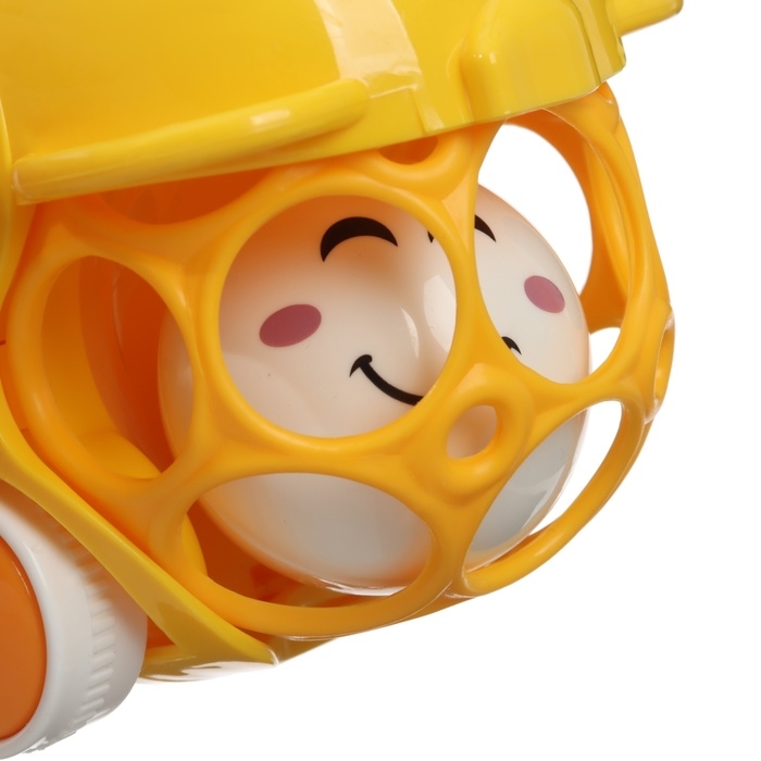 Машинка - погремушка «Обезьянка», с эластичными элементами, Крошка Я Машинка - погремушка «Обезьянка», с эластичными элементами, Крошка Я