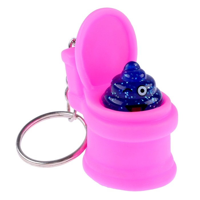 Мялка «Унитаз», цвета МИКС Мялка «Унитаз», цвета МИКС