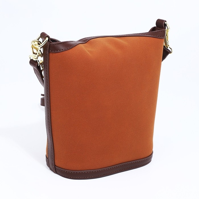 Кросс-боди на магните, цвет оранжевый/коричневый Кросс-боди на магните, цвет оранжевый/коричневый