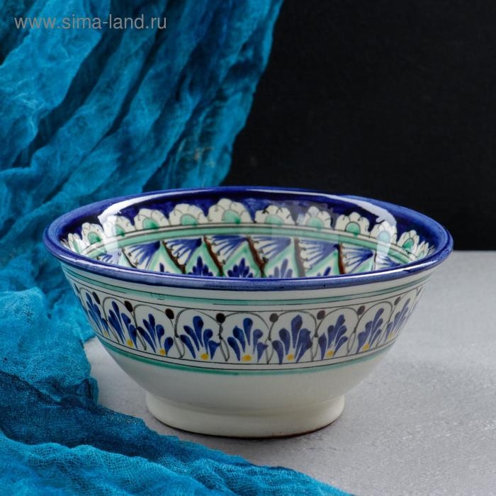 Коса Риштанская Керамика  Коса Риштанская Керамика "Узоры", 18 см, большая,  микс