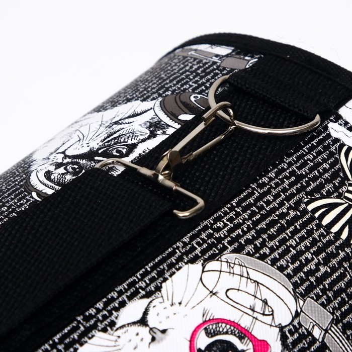 Сумка - переноска для животных  Сумка - переноска для животных "Зимние коты", размер L, 53 х 21 х 29 см