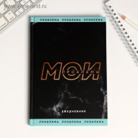 Подарочный набор «Мои проблемы» ежедневник + термостакан