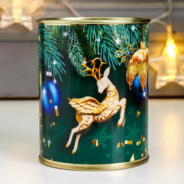 Копилка-банка металл  Копилка-банка металл "С Новым Годом!"