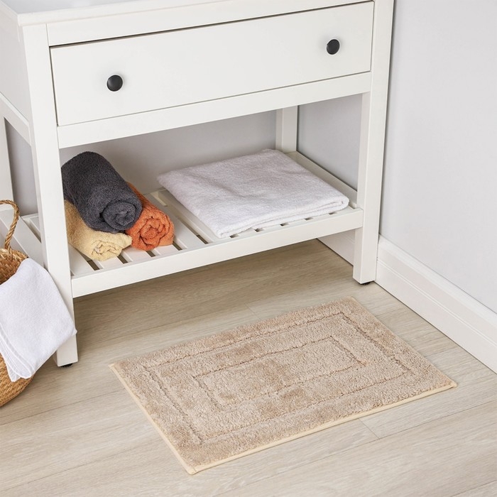 Коврик для дома SAVANNA «Мягкость», 50×80 см, цвет бежевый Коврик для дома SAVANNA «Мягкость», 50×80 см, цвет бежевый