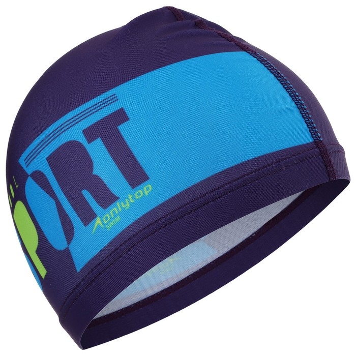 Шапочка для плавания детская ONLYTOP POOL SPORT, тканевая, обхват 46-52 см Шапочка для плавания детская ONLYTOP POOL SPORT, тканевая, обхват 46-52 см