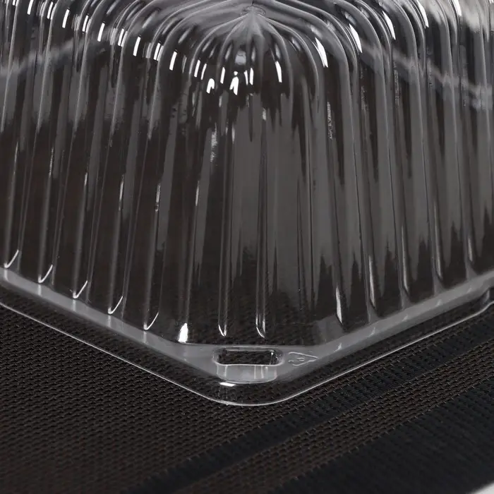 Крышка для тортницы пластиковая одноразовая ИП-43, 18,5×18,5×10,5 см, внутренний 16×16×10 см, 480 шт/уп