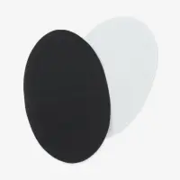 Заплатки для одежды, 15.5&times;9.5 см, термоклеевые, 2 шт., чёрные