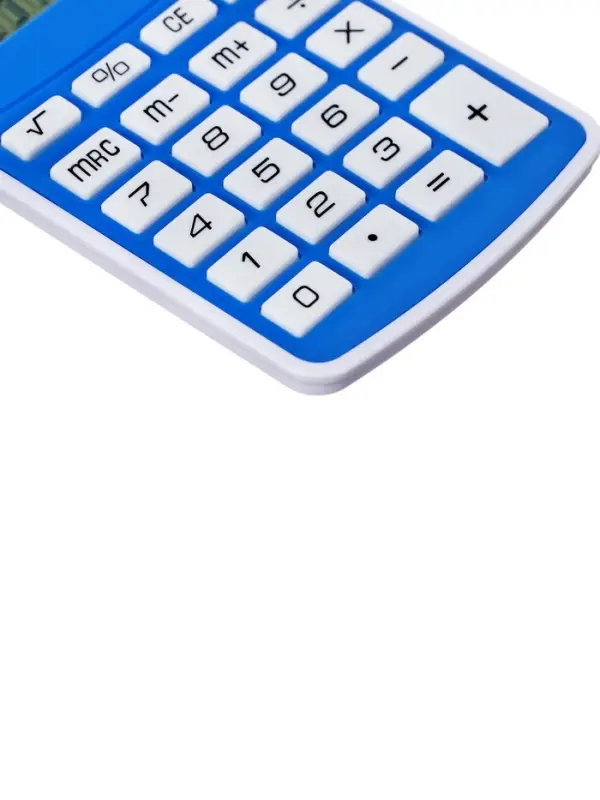 Калькулятор карманный, 08-разрядный, 5828 корпус, синий