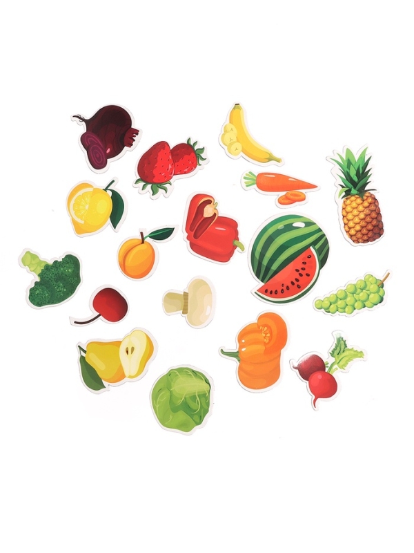 HAPPY VALLEY Игровой набор магнитов HAPPY VALLEY Игровой набор магнитов "Фрукты-овощи"