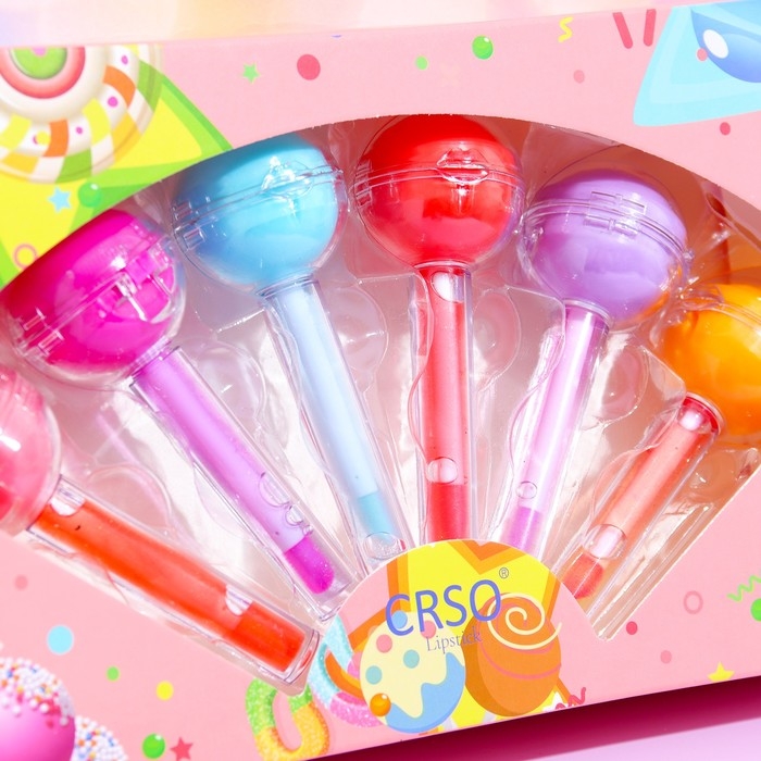 Бальзам и блеск для губ 2 в 1 Бальзам и блеск для губ 2 в 1 "Чупа-чупс", микс