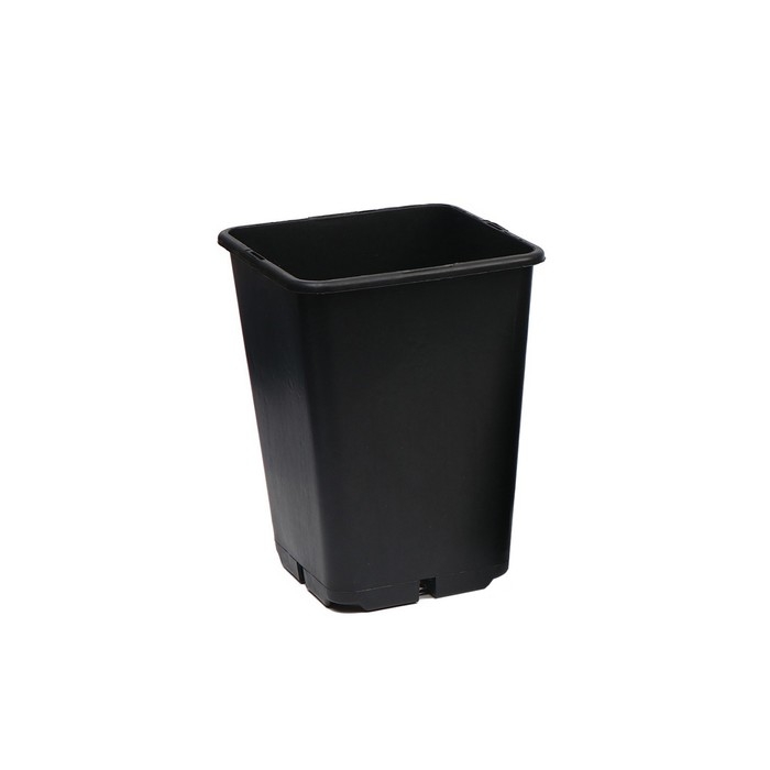 Горшок для рассады, 7 л, d = 21 см, h = 27,5 см, чёрный Горшок для рассады, 7 л, d = 21 см, h = 27,5 см, чёрный