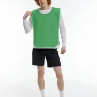 Манишка Member, зеленая с белым
