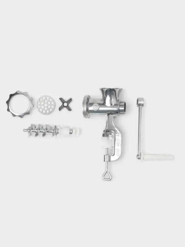 Мясорубка ручная &laquo;Советская&raquo;, алюминий, 22.5&times;13.5 см, серебристая