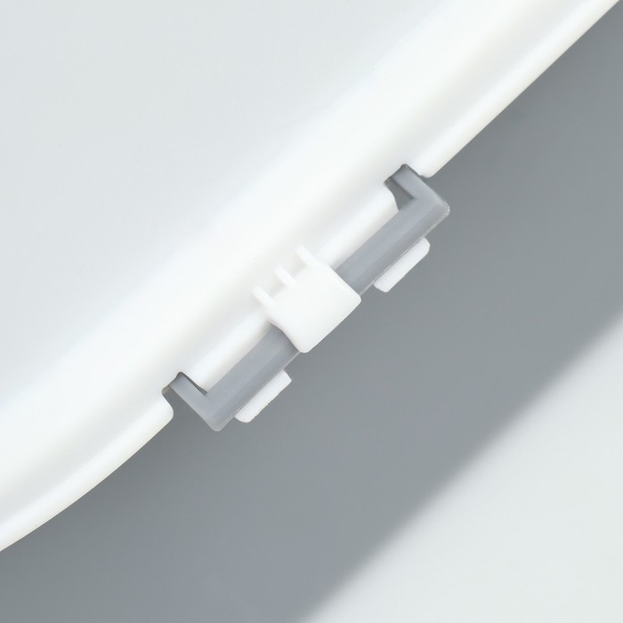 Туалет закрытый 51 х 34 х 37 см, серый+совок (с УФ-лампой)