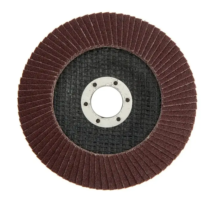 Круг лепестковый торцевой ТУНДРА, 125&times;22 мм, Р100