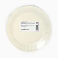 Тарелка одноразовая бумажная «Happy Birthday», конфетти, 18 см