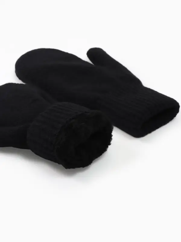 Варежки мужские MINAKU, 25 см, цв.черный