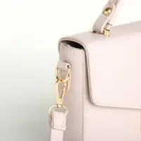 Сумка женская мессенджер TEXTURA на клапане, 23&times;6&times;17 см, бежевая