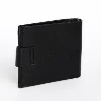Портмоне мужское на магните, три отделения, флотер, чёрное