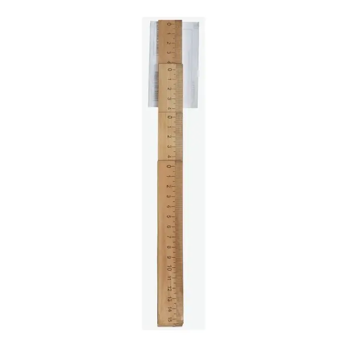 Набор деревянных линеек Calligrata, 4 штуки (15, 20, 25 и 30 см)