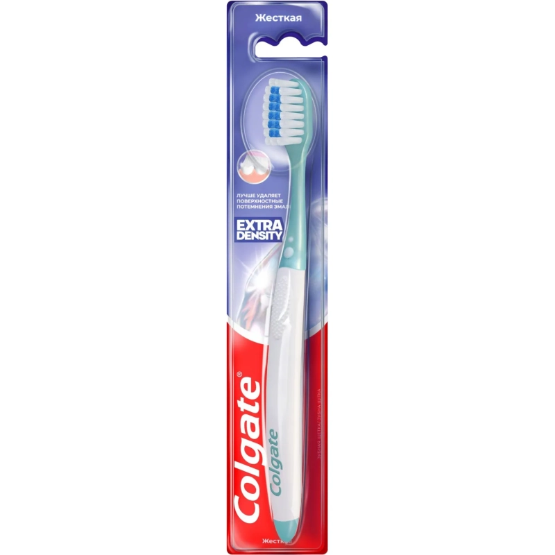 Зубная щетка COLGATE Extra Density жесткая цвет в ассортименте