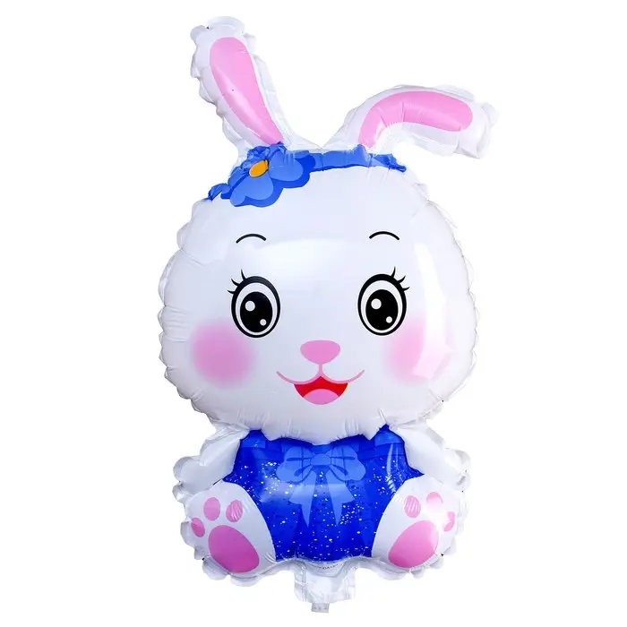 Воздушный шар игрушка 12 Воздушный шар игрушка 12" «Милый зайчик», цвет синий