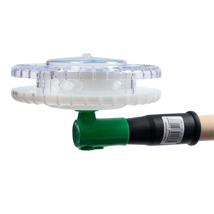 Сеялка для семян, d = 12 см, пластик, с черенком Сеялка для семян, d = 12 см, пластик, с черенком