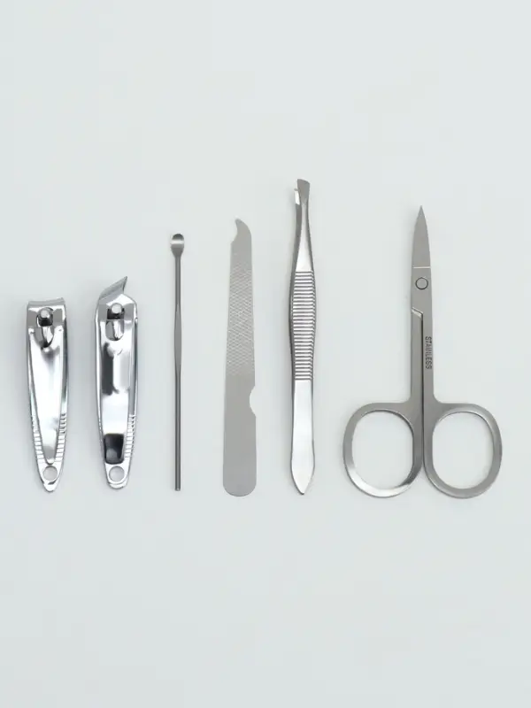 Набор маникюрный &laquo;Лондон&raquo;, 6 предметов, в футляре, МИКС