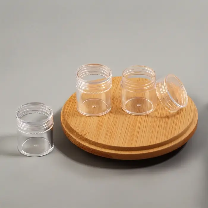 Баночки для хранения, 6 мл, набор - 3 шт., прозрачная Баночки для хранения, 6 мл, набор - 3 шт., прозрачная