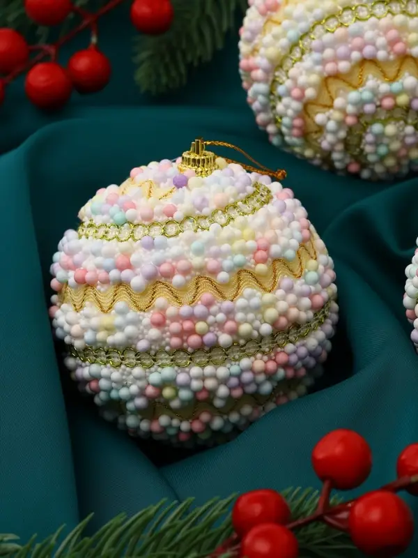 Набор шаров пластик d-8 см, 3 шт Набор шаров пластик d-8 см, 3 шт "Абель галант" колор