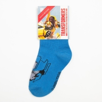 Носки для мальчика «Оптимус Прайм», Transformers, 14-16 см, синие
