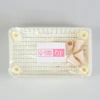 Органайзер для хранения косметики, двухуровневый, 24&times;15&times;20 см, МИКС