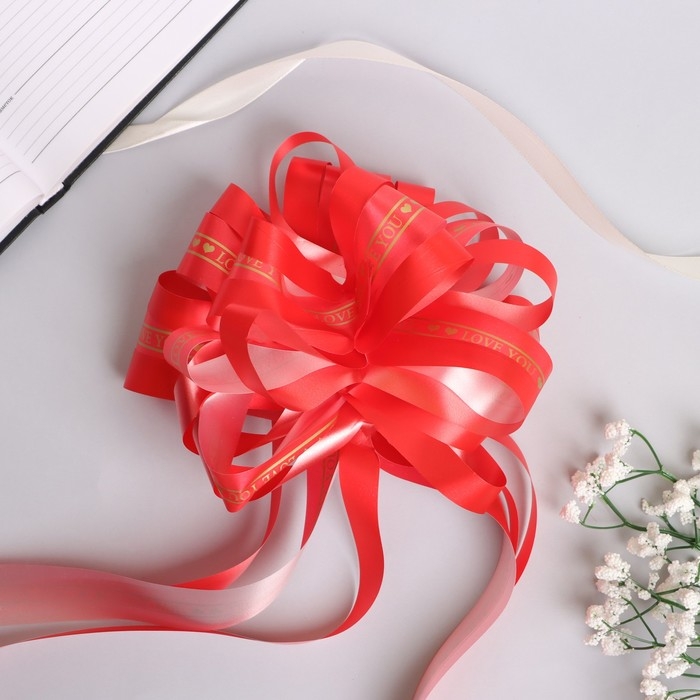 Бант-шар No6, цвет красный Бант-шар No6, цвет красный