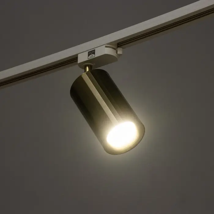 Светильник трековый BayerLux Simple &laquo;Алисер&raquo; GU10, 220 В, 7.5&times;7.5&times;20 см, бронза