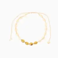 Ожерелье из ракушек &laquo;Мали&raquo;, длина 35 см, бежевый