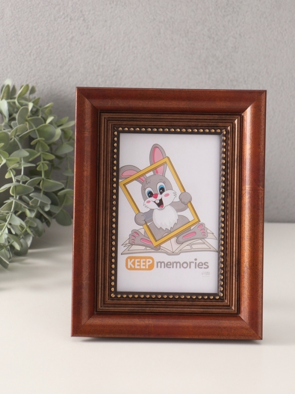 Фоторамка пластик "Любава" 10х15 см, 4020-3095/3 медь