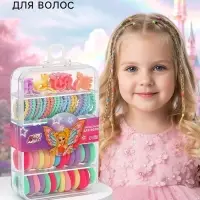 Резинки и заколки для волос в контейнере, Винкс