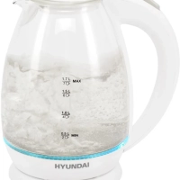 Чайник HYK-G2409 1.7л. 2200Вт белый серебристый