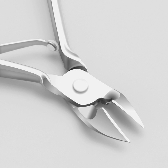 Кусачки педикюрные, 9,5 см, прямое лезвие, длина лезвия - 10 мм, в чехле, цвет серебристый Кусачки педикюрные, 9,5 см, прямое лезвие, длина лезвия - 10 мм, в чехле, цвет серебристый