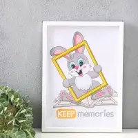 Фоторамка для фото 21&times;30 см Keep memories, Naomi, пластик, белый